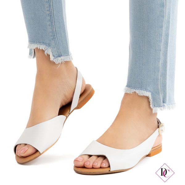 sandali bassi pelle bianco minorchine made in italy de caro calzature (5)