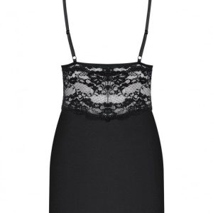 Obsessive-Lingerie-810-chemise-e-perizoma-nera-3