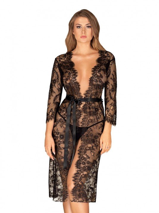 Obsessive-Lingerie-Lashy-vestaglia-lunga-e-perizoma-in-pizzo-1