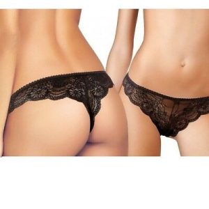 Perizoma Jadea 1629 in pizzo elasticizzato conf. da 3 pezzi