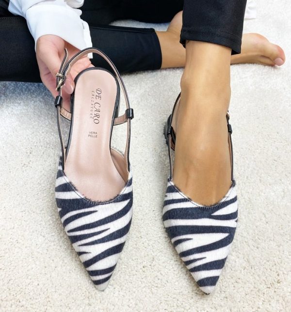 ballerine-eleganti-slingback-zebrato-bianco-nero-de-caro-calzature-2b-1