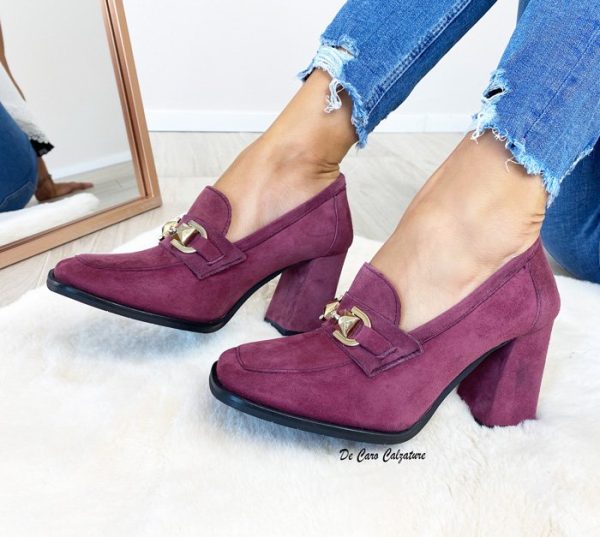 decollete-vera-pelle-scamosciata-bordeaux-de-caro-calzature-2