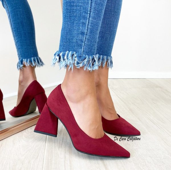 decolte-tacco-comodo-bordeaux-particolari-de-caro-calzature-3