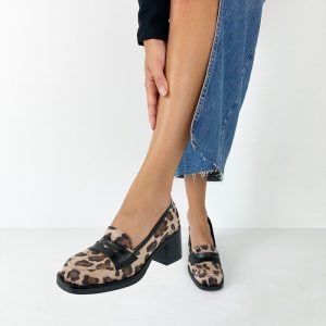 Mocassini Suits limited edition con tacco comodo a blocco