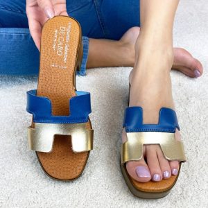 sandali-artigianali-in-pelle-blu-oro-sabot-tacco-5-de-caro-calzature-5