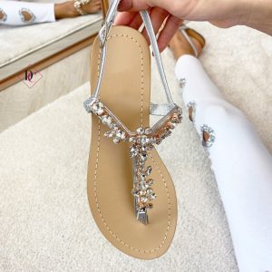 sandali-gioiello-bassi-argento-infradito-de-caro-calzature-1