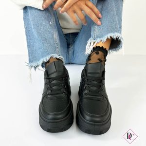 sneakers-nere-con-zeppa-alta-in-gomma-de-caro-calzature