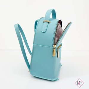 zainetto blu borsa eco pelle alta qualità elegante de caro calzature 2