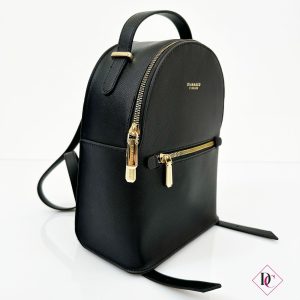 zainetto nero borsa eco pelle alta qualità elegante de caro calzature 3