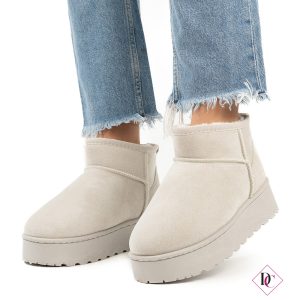 Scarponcini Odette con caviglia bassa e pelliccia interna