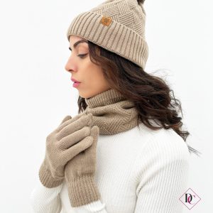 Dorothy 3 pezzi - cappello, scaldacollo e guanti in lana