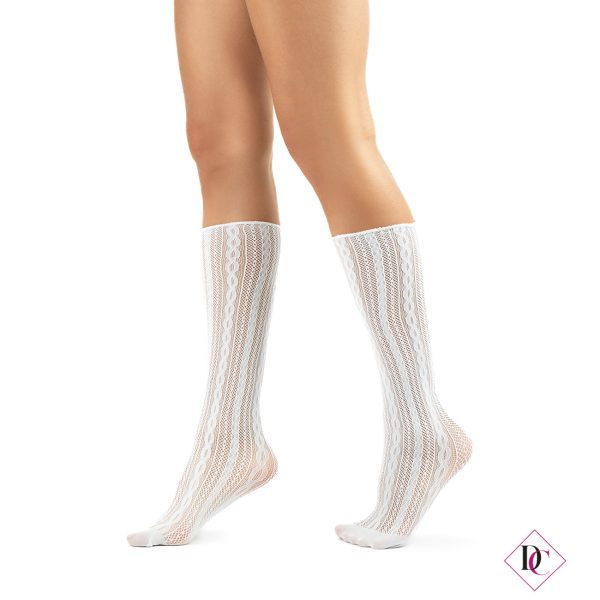 calzini bianchi stile giapponese in pizzo morbido de caro calzature (3)