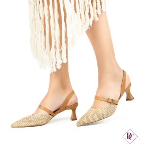 décolleté slingback a punta in rafia camel eleganti de caro calzature (3)