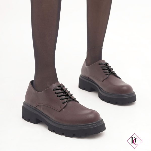 sneakers eleganti bordeaux inglesine allacciate de caro calzature 3