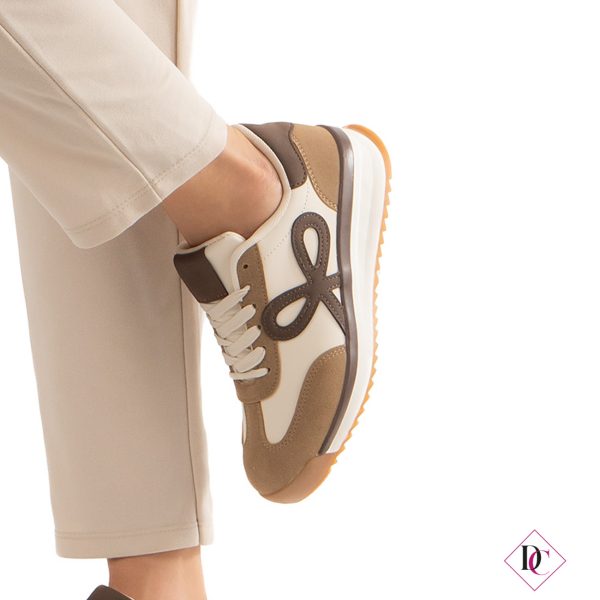 sneakers beige khaki scarpe da passeggio de caro calzature