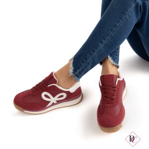 sneakers bordeaux scarpe comode da passeggio de caro calzature (2)
