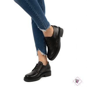 sneakers inglesine vera pelle nero de caro calzature (4)