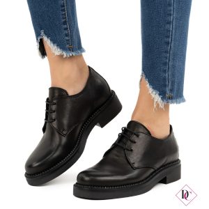 Sneakers eleganti Giovy inglesine vera pelle con lacci