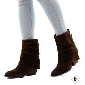 Tronchetto Nuna elegante texani alla caviglia tacco comodo