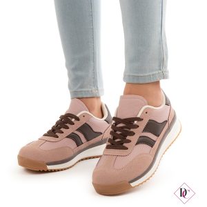 Sneakers Daytona casual chic da passeggio con zeppa