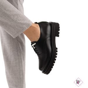 inglesine nere vera pelle sneakers eleganti de caro calzature (6)