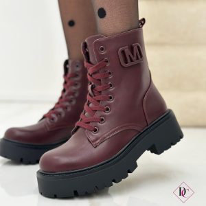 Stivali Bonny Marc Ellis anfibi con lacci e zip tacco comodo