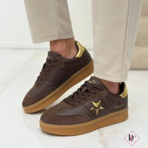 Sneakers Choco Marc Ellis casual da passeggio con stella