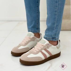 sneakers casual eleganti bianco rosa de caro calzature 1