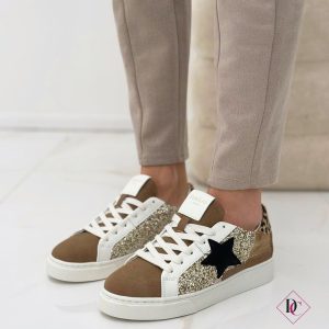 sneakers eleganti bianco oro glitter de caro calzature (6)