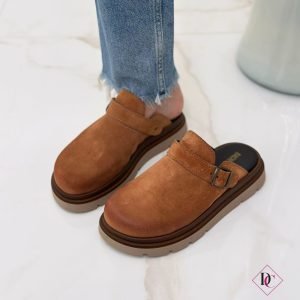sandali bassi vera pelle sabot cuoio alta qualità de caro calzature (11)