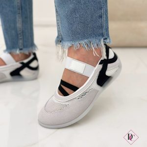 Ballerine sportive Janna sneakers aperte con elastici